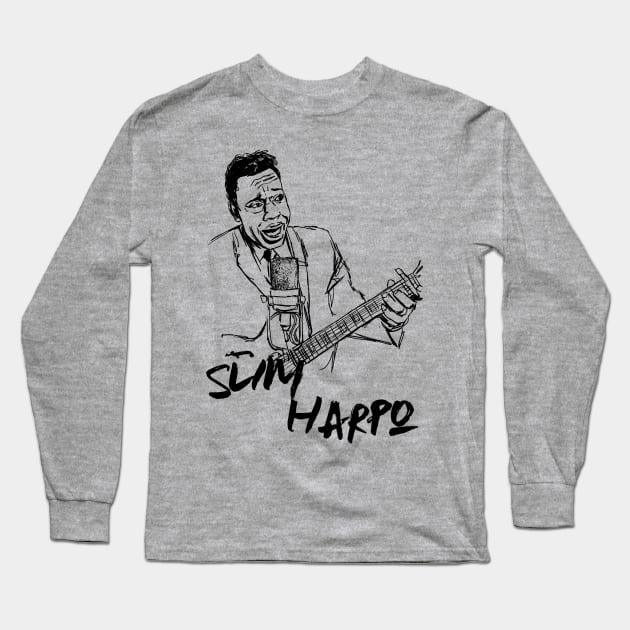 Slim Harpo Long Sleeve T-Shirt by Erena Samohai